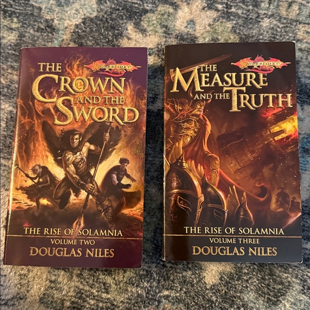 The Rise of Solamnia Volume Two and Three by Douglas Niles